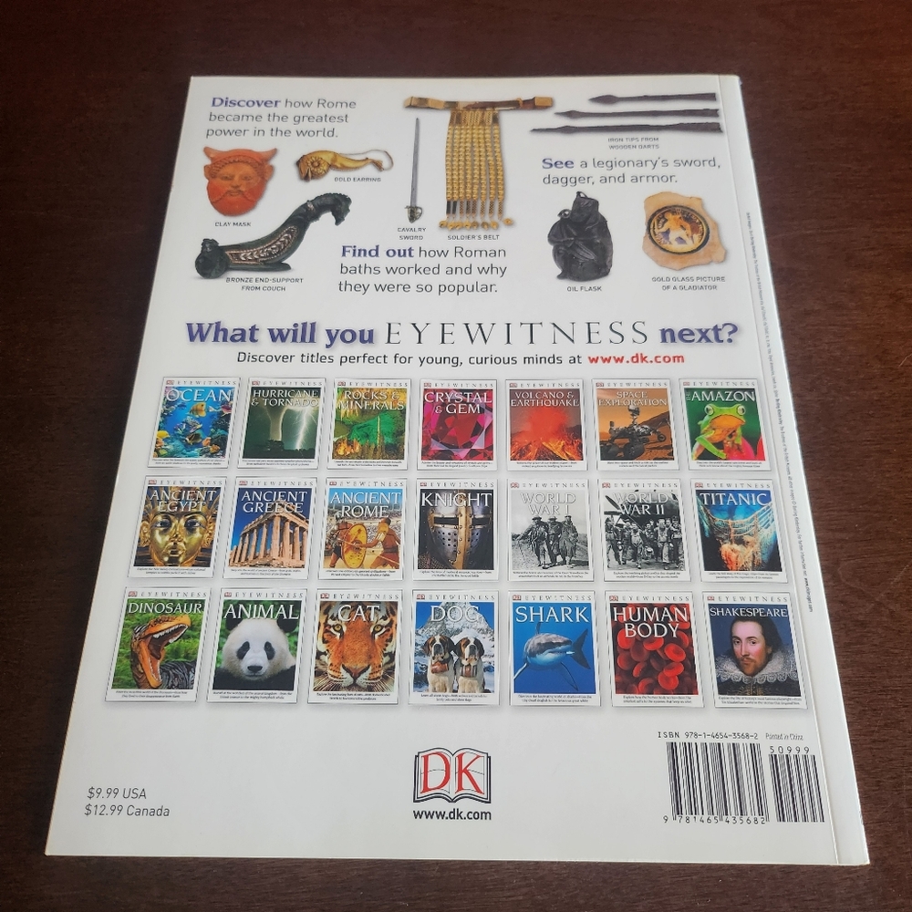 DK Eyewitness ~ Ancient Rome - Learning Book - Picture 2 of 9